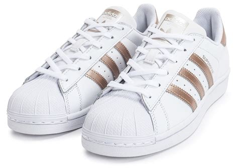 adidas superstar damen rosegold streifen 39